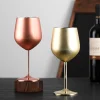 Unbreakable Durable Stainless Steel Wine Glasses