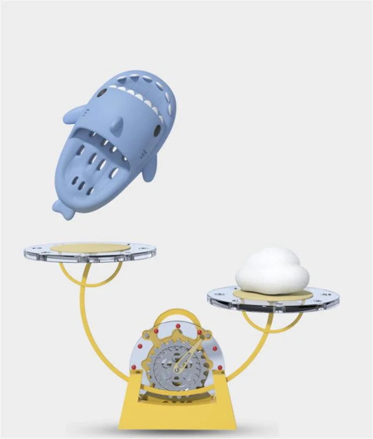 Man Women Cartoon Shark Slipper Bathroom Adult Couples Non Slip Thick Sole Hollow Out Slippers Indoor Home Funny Slides Sandals