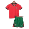 Portugal Home Kids Soccer Jerseys Full Kit EURO 2024