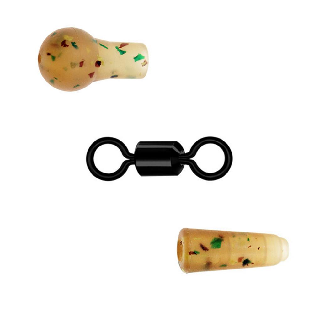 

10x Fishing Round Head Buffer Beads+10x Rolling Swivel+10x Tube Buffer Bead, 501 Original