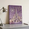 (30x40cm)DIY Pearl Painting Framed Eiffel Tower Handmade Pearl Material Art Kit Living Room Decor