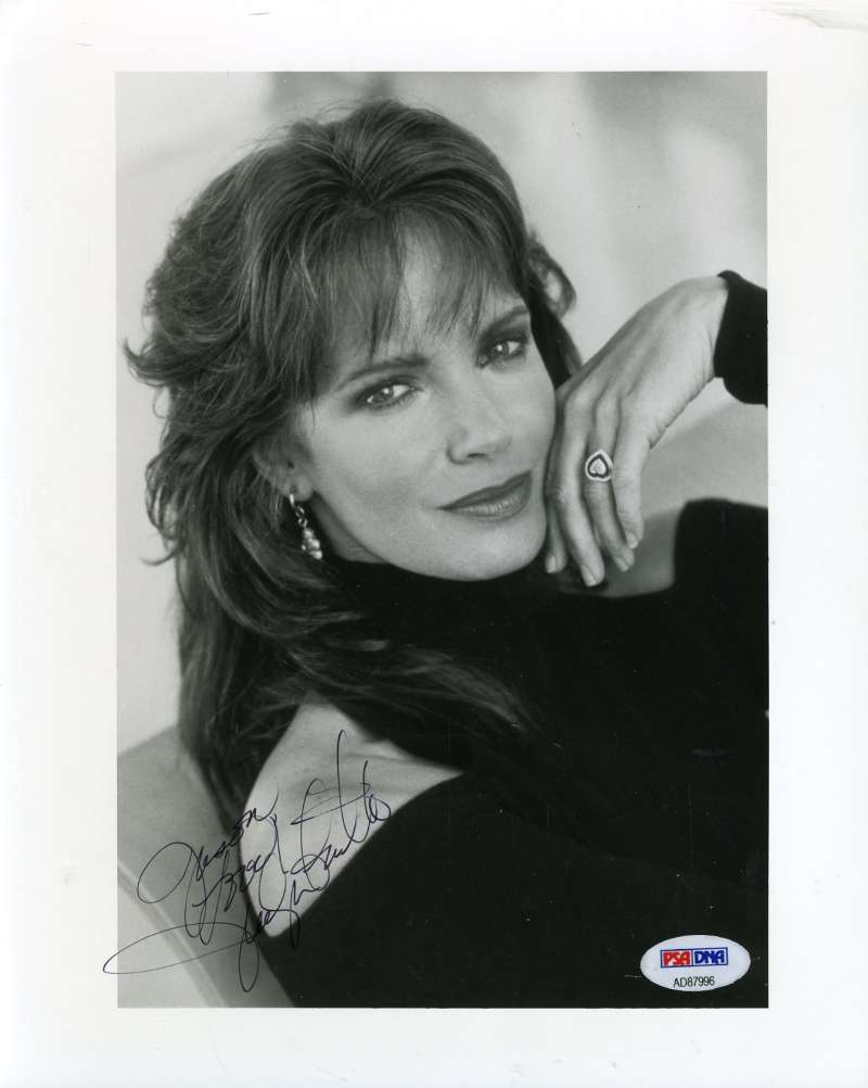 Jaclyn Smith Psa Dna Charlies Angels Hand Signed 8x10 Photo Poster painting Autographed Authenti