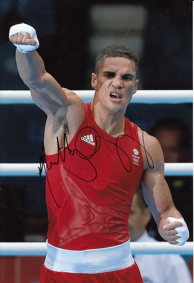 Anthony Ogogo Hand Signed 12x8 Photo Poster painting London Olympics 2012 Bronze Medalist 5.