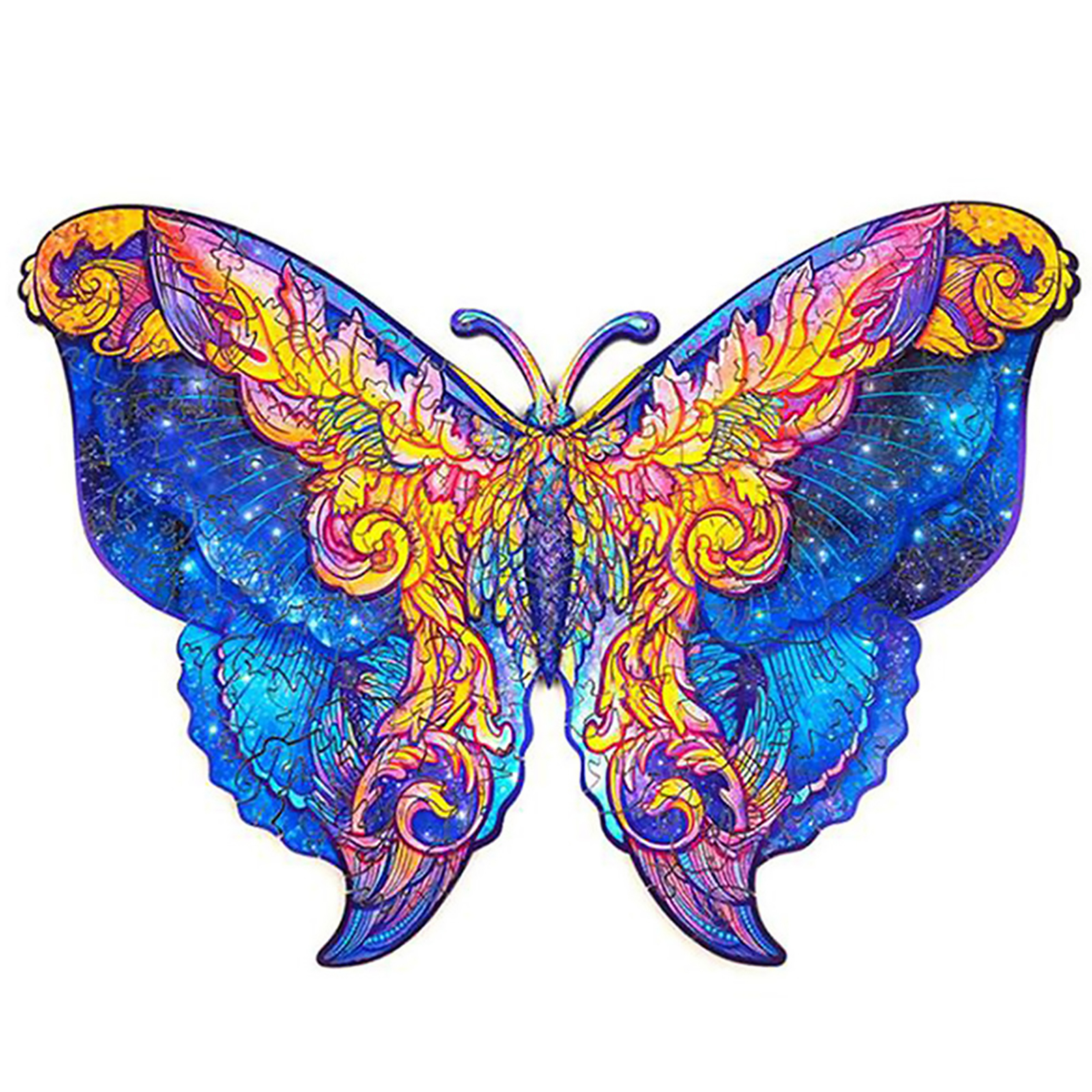 

Wooden Butterfly - Special Shaped Jigsaw Puzzle - 27.6*20CM, 501 Original