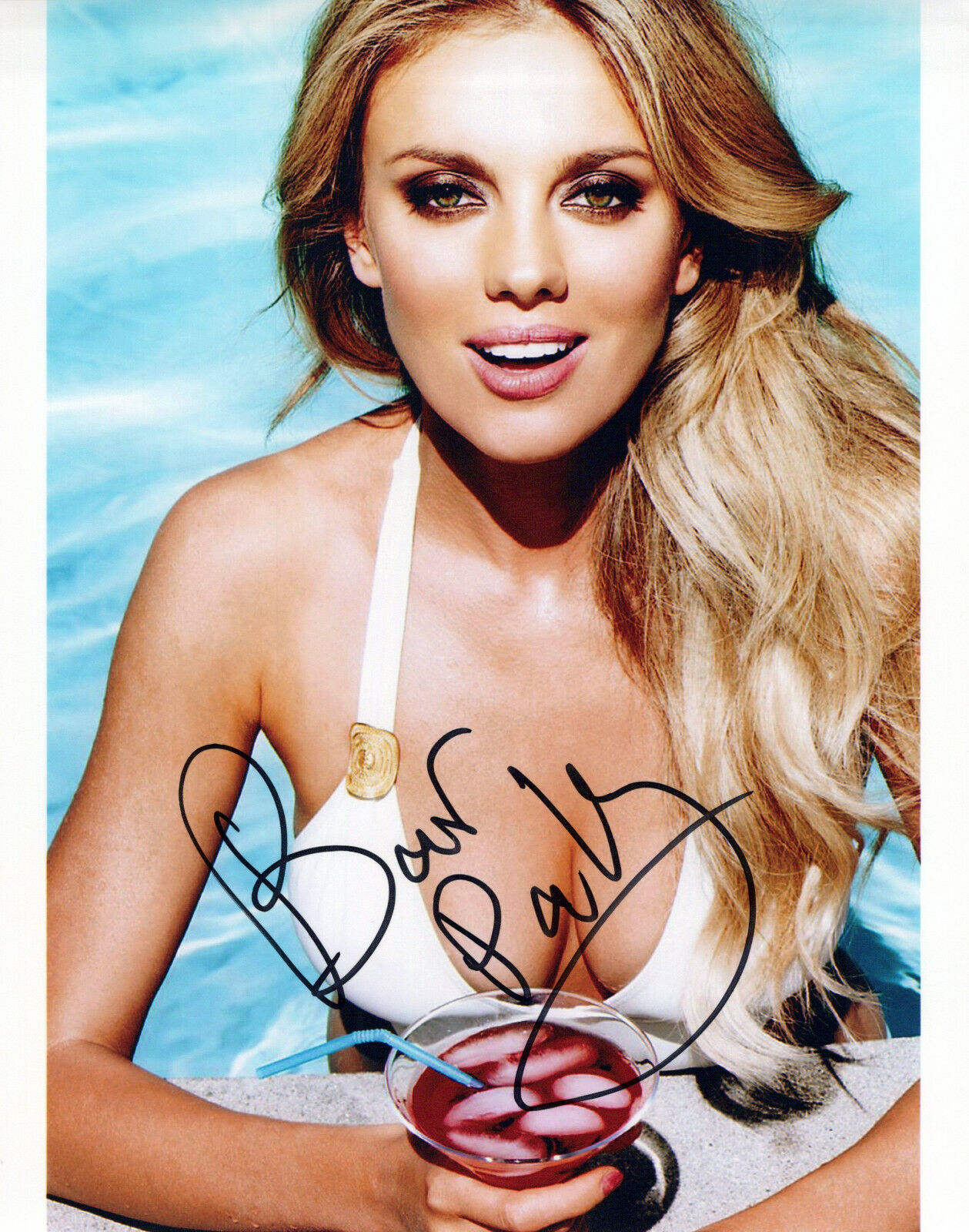 Bar Paly glamour shot autographed Photo Poster painting signed 8x10 #9