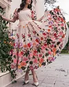 Women's Short Sleeve Mesh Flower Embroidery Dress