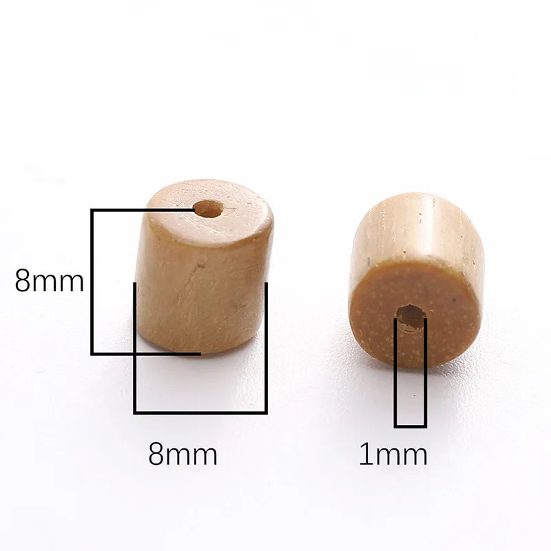 1 Set Diameter 8mm Hole 1~1.9mm Wood Geometric Jewelry Accessories