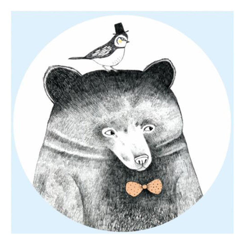 

Bear - 11CT Stamped Cross Stitch - 60*60CM, 501 Original