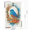 uk.everydayedeals (Limited Stock)Diamond Painting - Full Round - Bluebird on Flowers(40*60cm)
