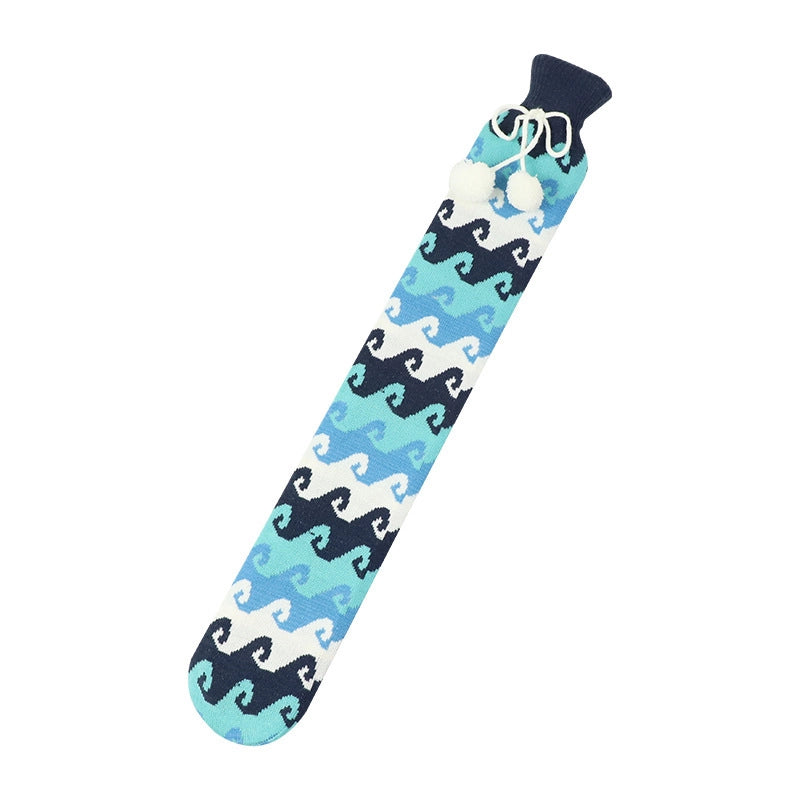 Hot Water Bag Spot BS Cartoon Warm Water Bag UK Christmas Plush Hand Warmer Long Water Filling Hot Water Bag