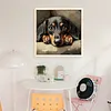 Dachshund Full 14CT 2 Strands DIY Counted Cross Stitch Kits for Beginners Adults Home Decor Cross Stitch Patterns Arts Craft Kits 15.6x15.6In tapestrymarket