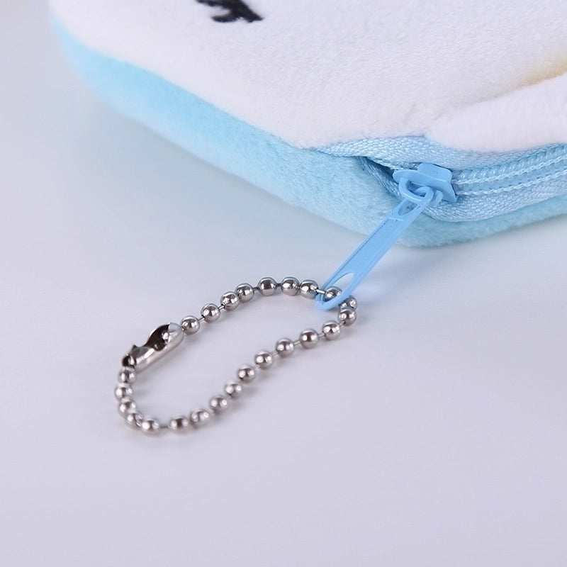 Unisex Plush Zipper Kids Wallets