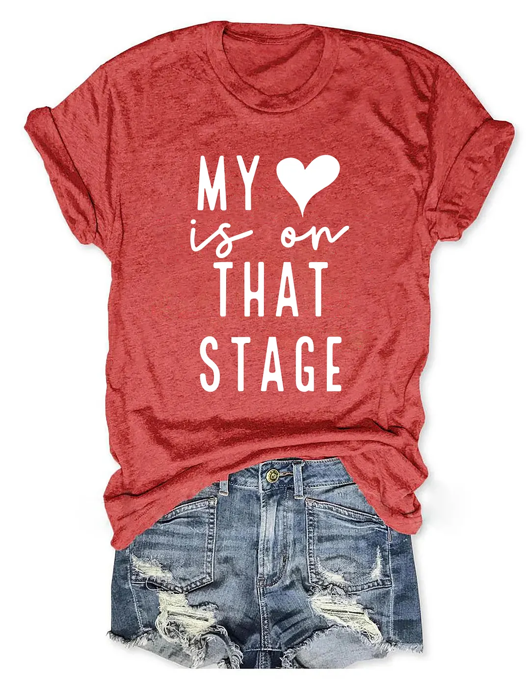 My Heart Is On That Stage Dance Mom T-shirt