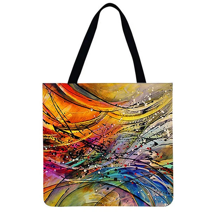 Abstract - Linen Tote Bag