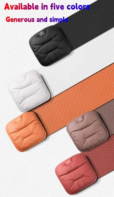 High-end nappa leather punching breathable car seat cushion