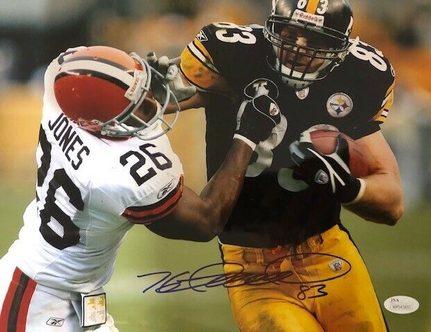 Autographed Heath Miller 11x14 Pittsburgh Steelers Photo Poster painting with JSA COA