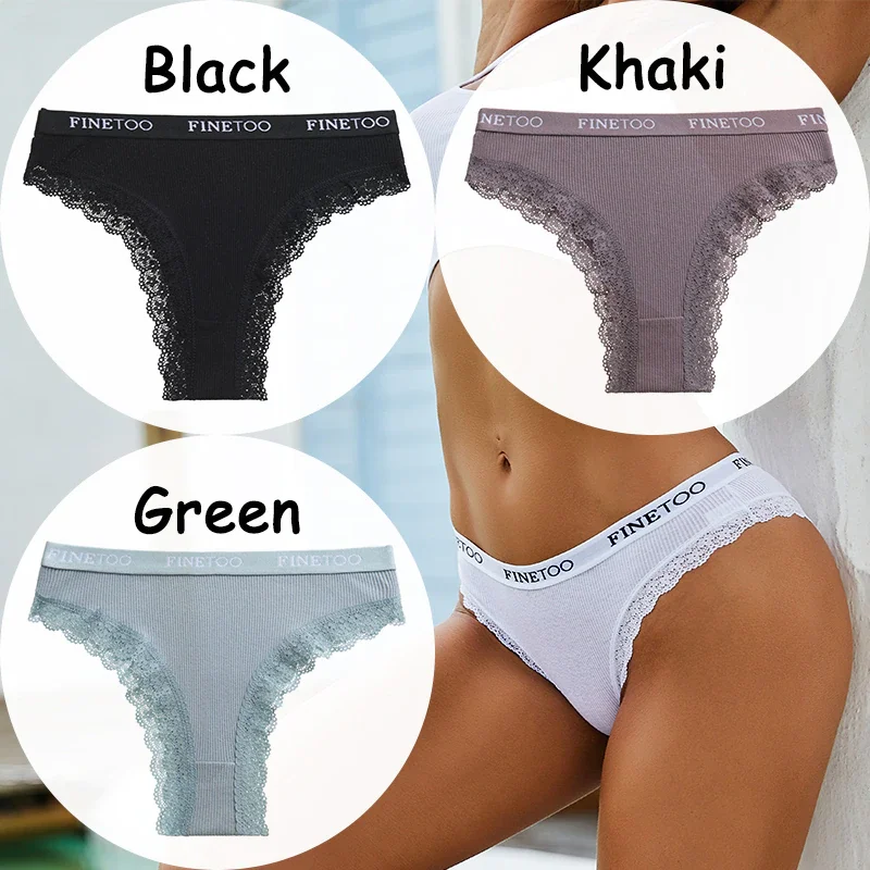 Billionm Lace Panties Women's Underwear Cotton Panties Sexy Lingerie Female Briefs Low-Waist Panty Girl Intimate Underpants