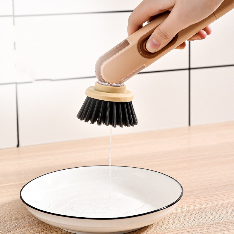 Multi-functional Long-handle Liquid-filled Cleaning Brush