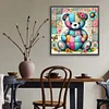 Diamond Painting -DIY Full Square Drill Colorful Patchwork Bear(35*35 CM)