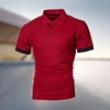 Gioiacombo™ Polo con risvolto a maniche corte con stampa a pois da uomo Summer Fashion