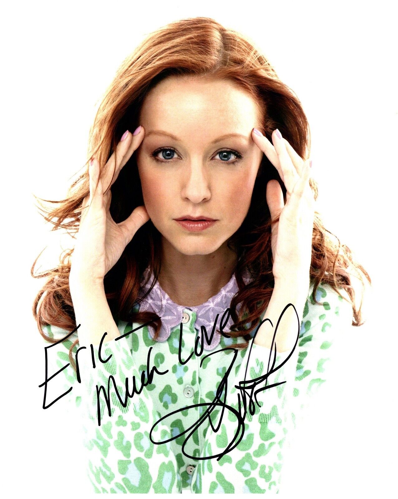 TO ERIC - Lindy Booth Signed Autographed The Librarians Actress 8x10 inch Photo Poster painting