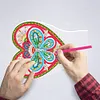 DIY Diamond Painting 7 Color Night Light Lamp Home Decoration Ornament Gift Kit(Heart)