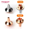 3D Laser Nozzles M8/M6 Pure Copper Single/Double Layer Chrome for Welding Cutting Tube Raytools BT240S BM109 WSX HAN'S Precitec