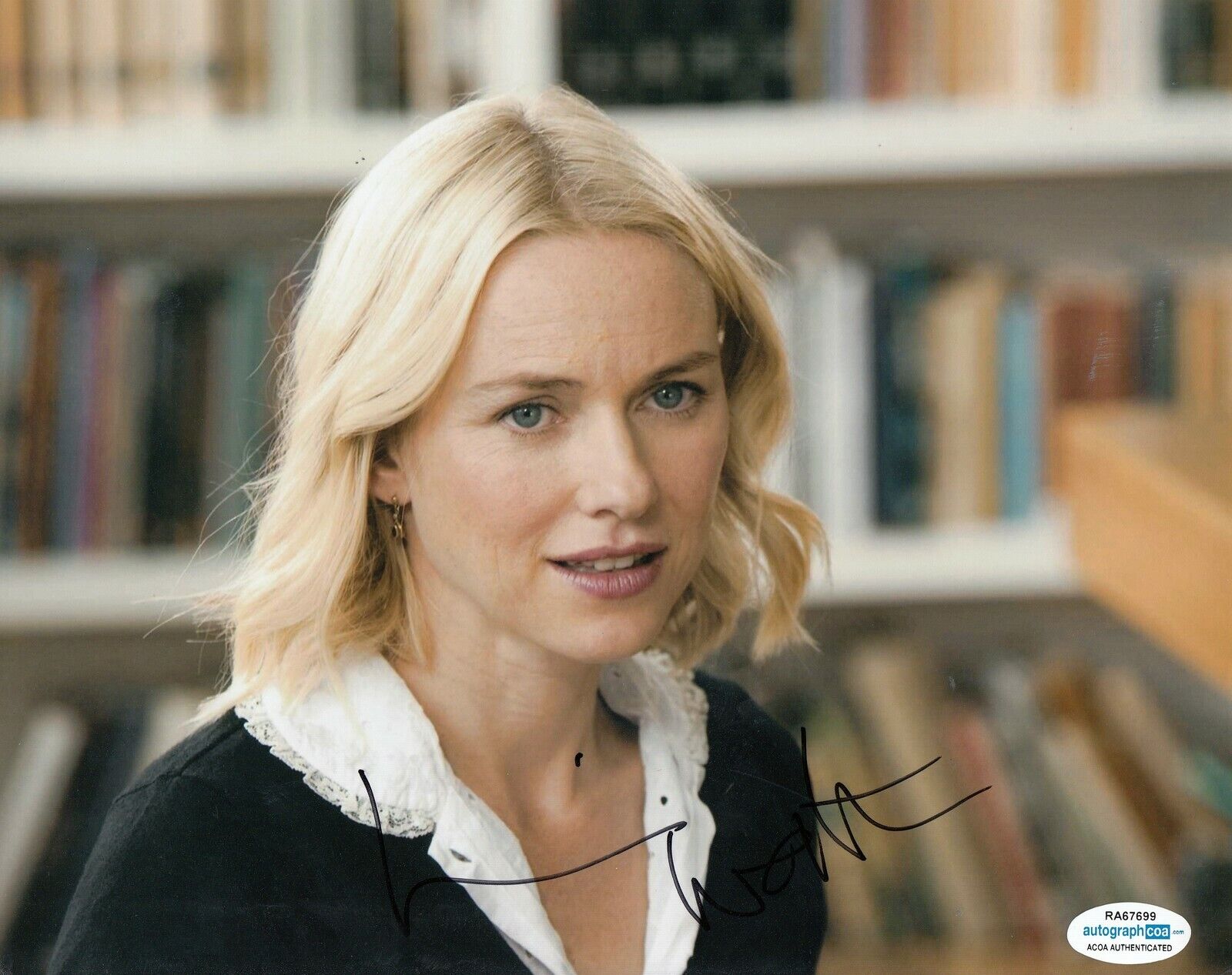 NAOMI WATTS signed (MULHOLLAND DR) movie 8X10 Photo Poster painting *PROOF* ACOA Authentic #2