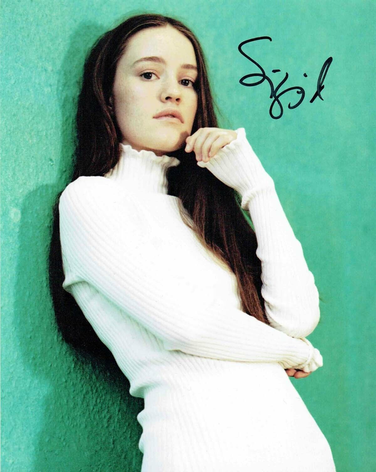 SIGRID SIGNED Autograph 10x8 Photo Poster painting AFTAL COA Norwegian Sucker Punch Singer