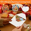 Cartoon Ginger Man DIY Diamond Painting Greeting Cards with Envelopes