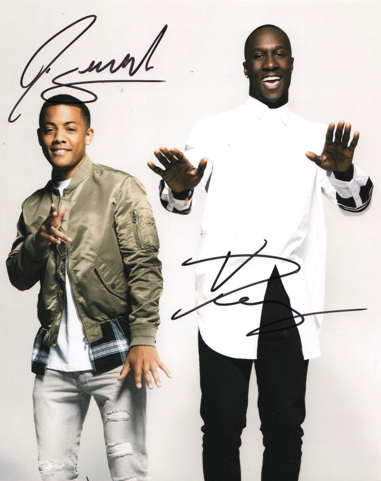 Nico & Vinz REAL hand SIGNED 8x10 Photo Poster painting #2 COA Autographed Am I Wrong