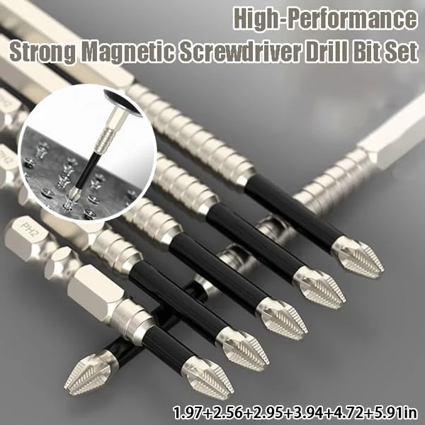🔥Hot Sale 49% Off 49%🔥High-Magnetic Screwdriver Drill Bit Set 