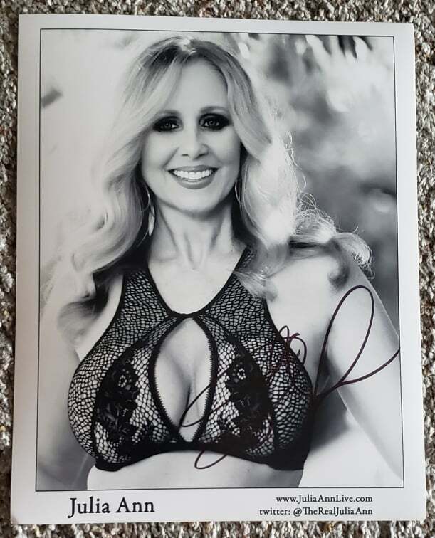 Julia Ann autographed signed 8x10 promo Photo Poster painting