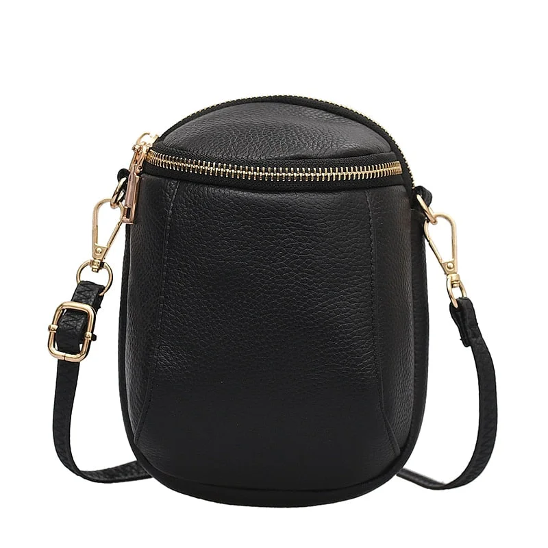 Genuine Leather 2021 New Small Bag Mini Female Fashion Mobile Phone Chain Shoulder Bag Ladies Messenger Bags