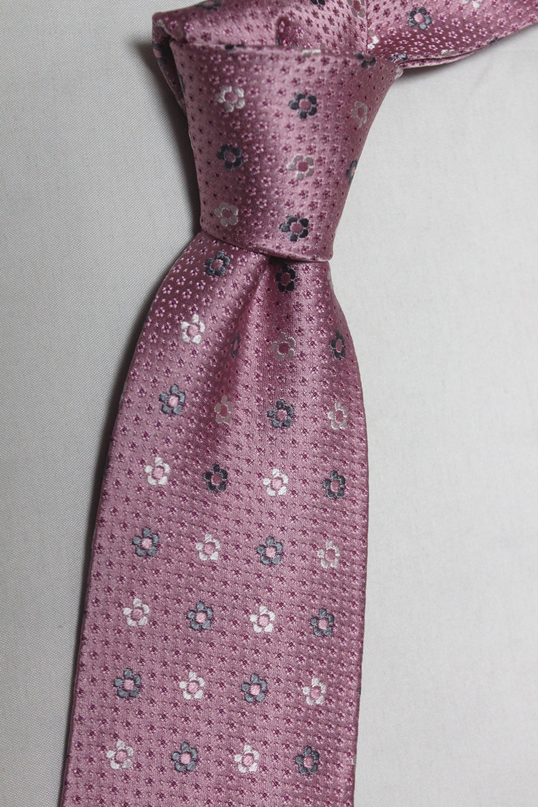 Elegant Blush Mulberry Silk Tie - Handcrafted Business Neckwear for Groom & Export