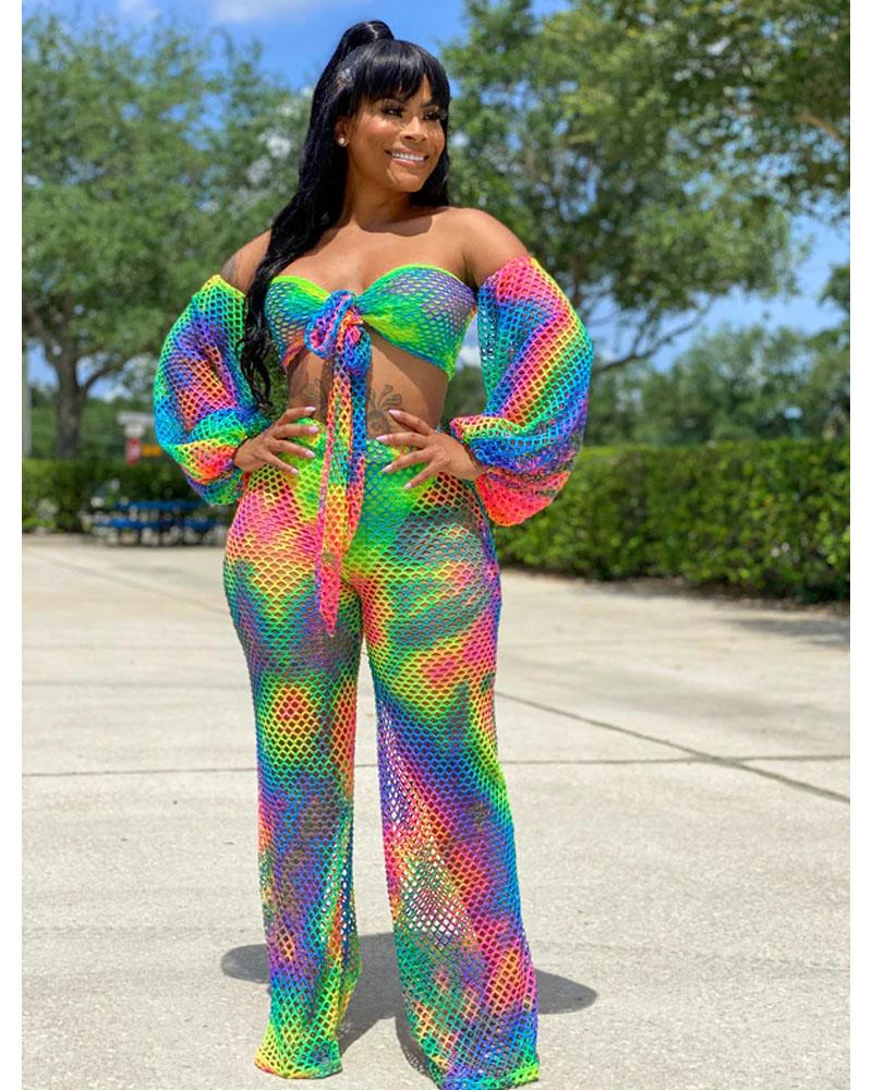 JENNI NET SET TIE DYE