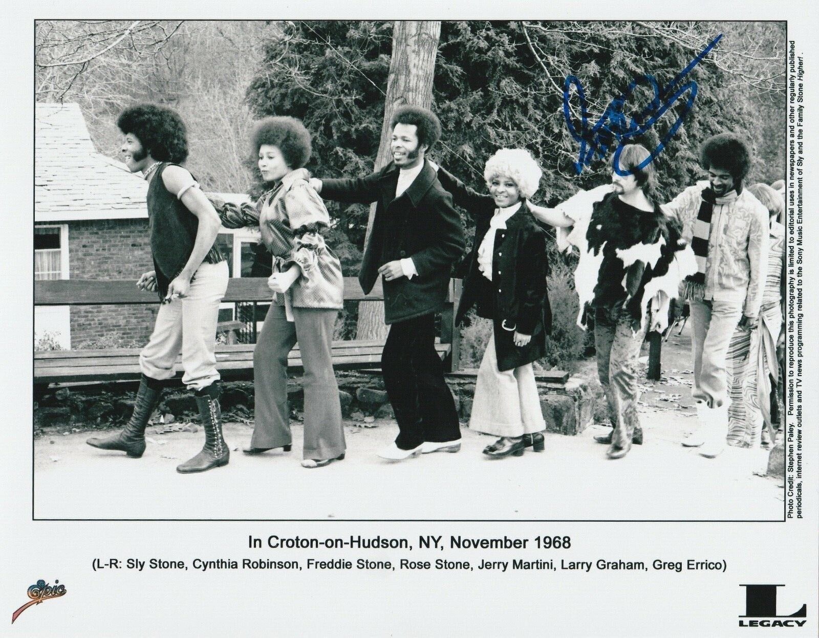 * JERRY MARTINI * signed autographed 8x10 Photo Poster painting * SLY & THE FAMILY STONE * 3