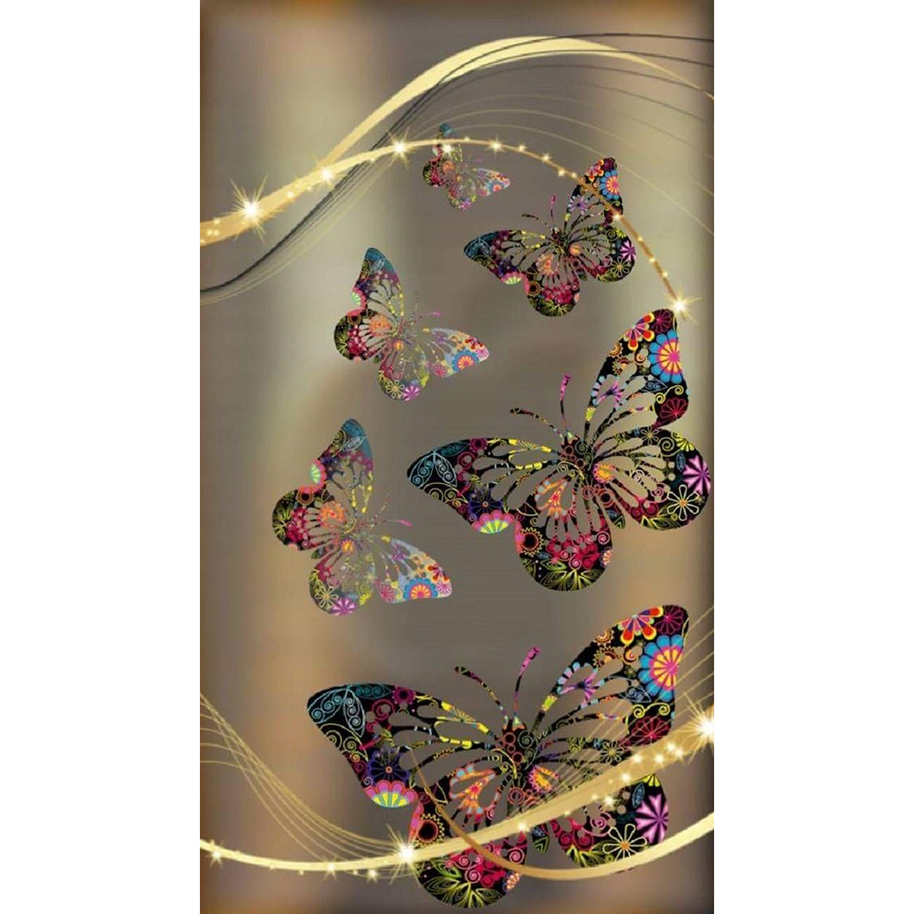 

Butterfly - Round Drill Diamond Painting - 30*60CM (Big Size), 501 Original