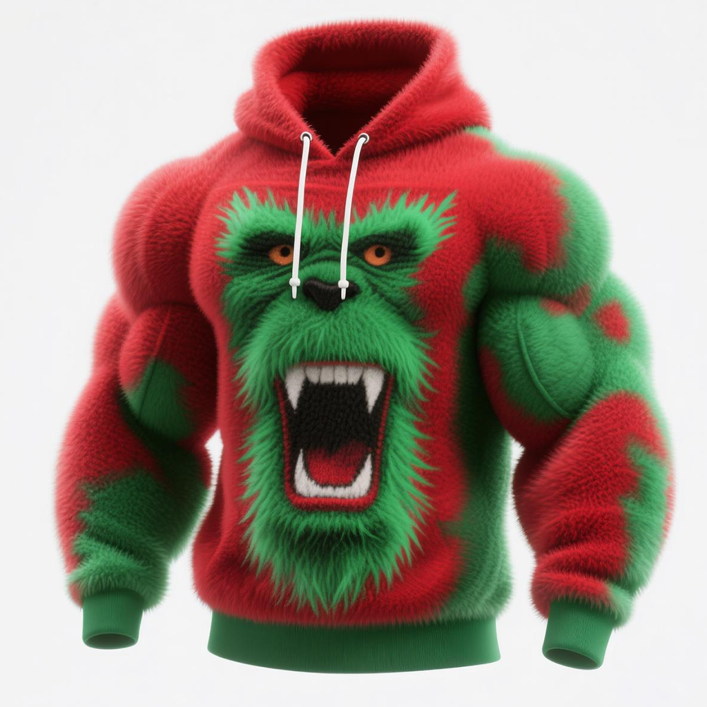 3D Print Christmas Hoodie-inspireuse