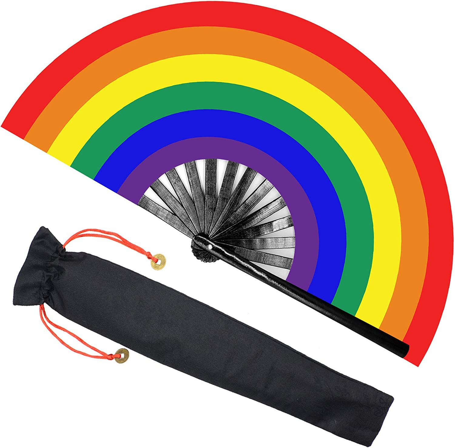 Laser Rainbow Flash Reflective Fan