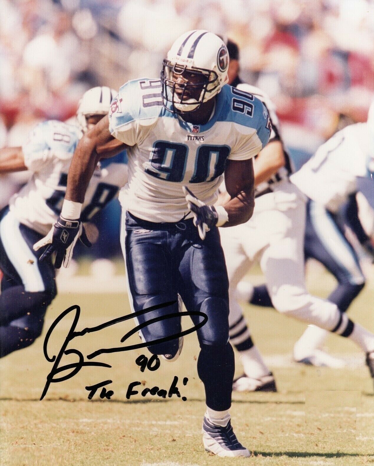 Jevon Kearse Autographed Signed 8x10 Photo Poster painting ( Titans ) REPRINT