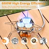 Camping gas stove 6800W, portable outdoor camping stove, foldable camping gas stove