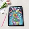 Diamond Painting 50-Page A5 Flower Notebook for Adult Holiday Birthday Gift