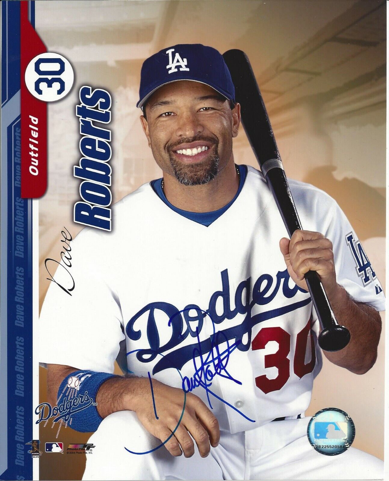 Dave Roberts Autographed 8x10 Los Angeles Dodgers#S542