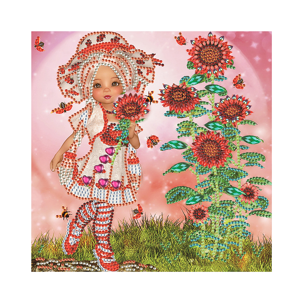

Fairy Girl - Special Shaped Diamond Painting - 30*30CM, 501 Original