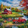 Farm Truck-14CT Counted Cross Stitch 40*40cm/15.75*15.75in tapestrymarket