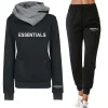 Essentials Womens Hoodie and Pants Two-Piece Suit