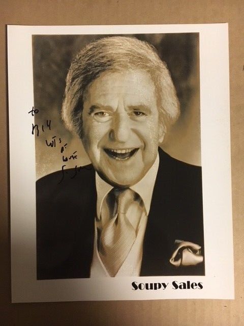 Soupy Sales Comedy Autographed 8x10 Up Close! Photo Poster painting with COA