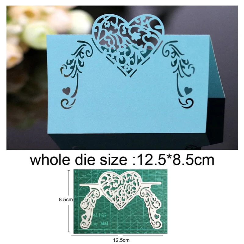 2021 New Craft Dies Heart Frame Metal Cutting Dies Cut Die Mold Decoration Scrapbook Dies Knife Mould Blade Punch Stencils Dies