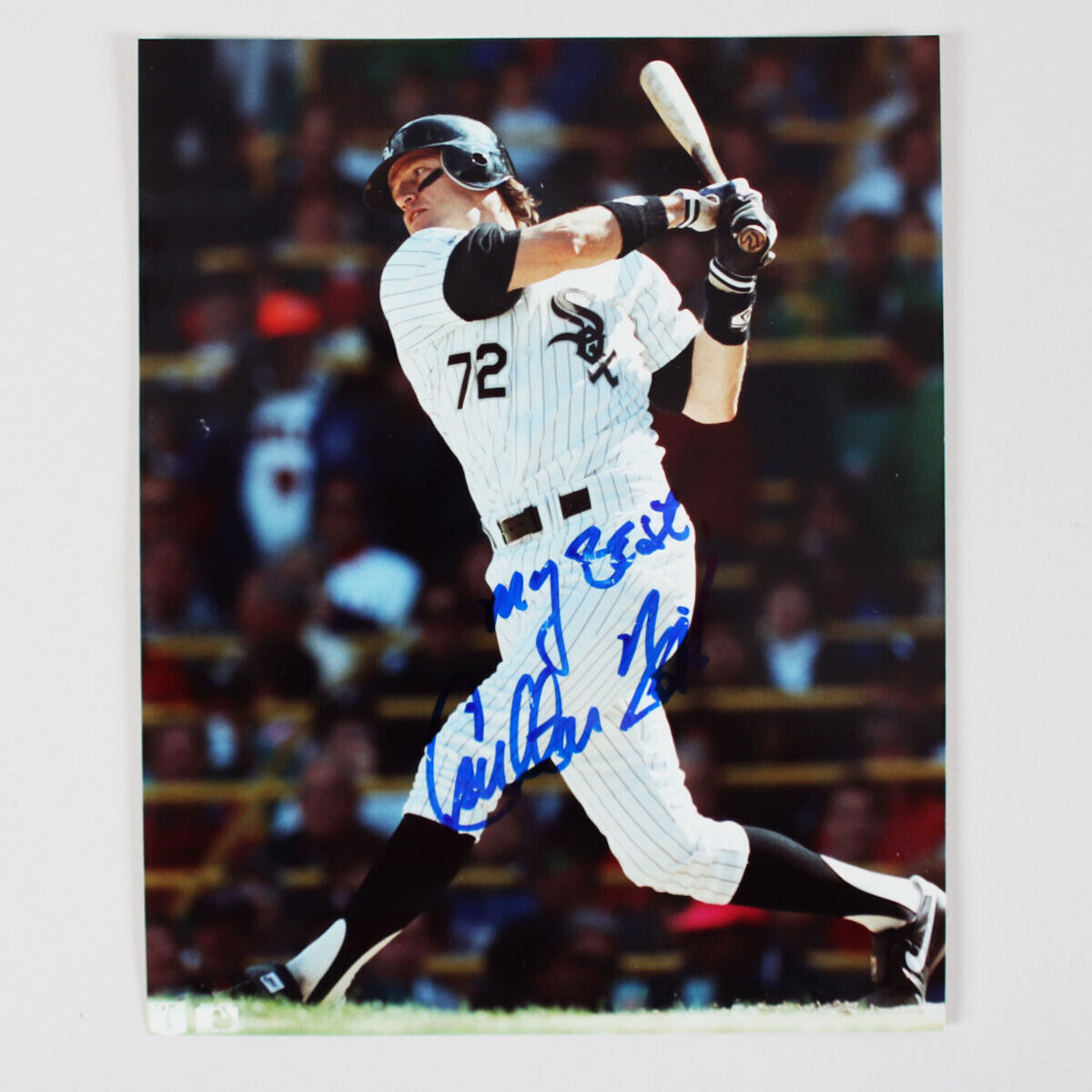 Carlton Fisk Signed Photo Poster painting 8x10 White Sox - COA